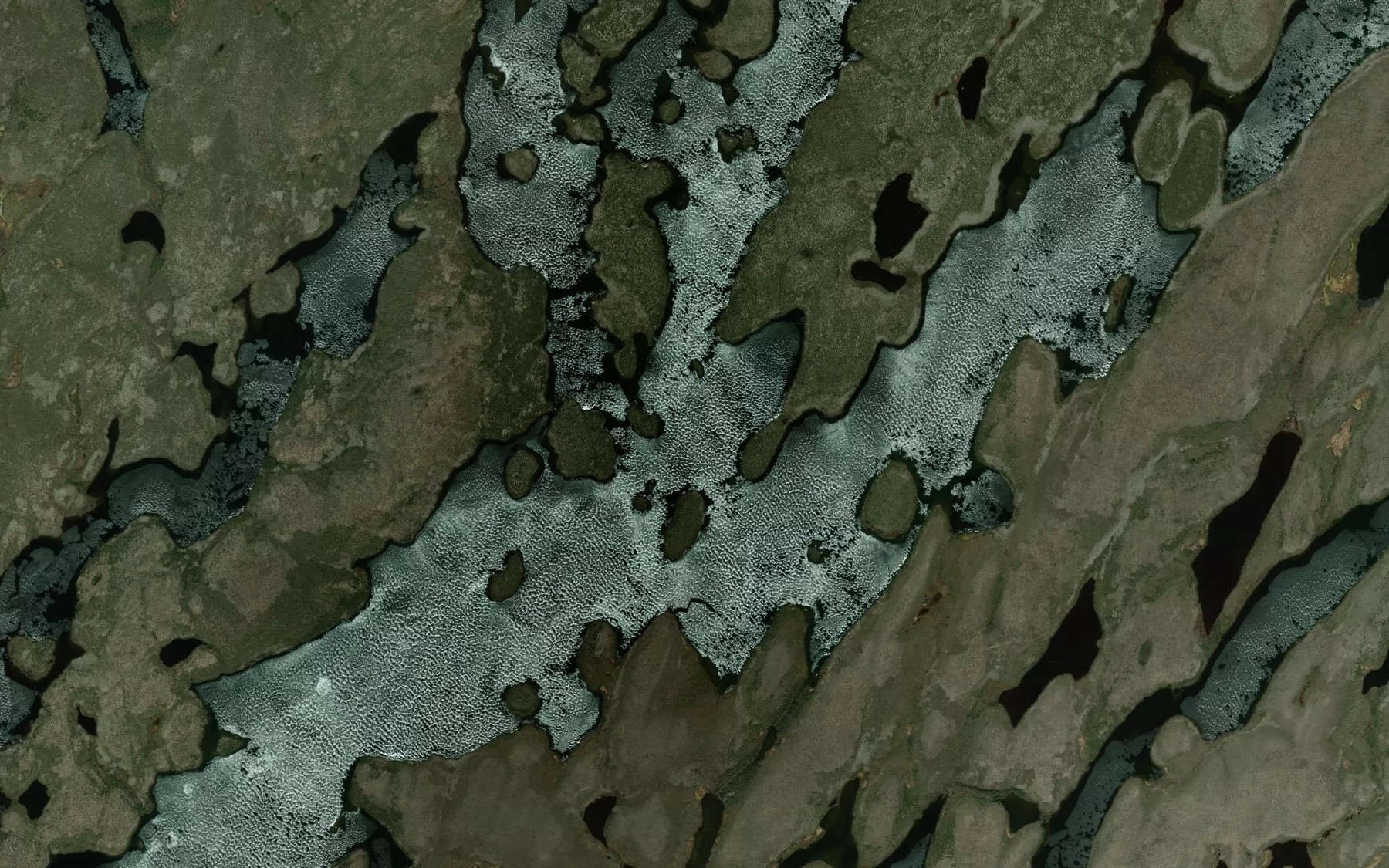 Satellite map of the Quasso Lake