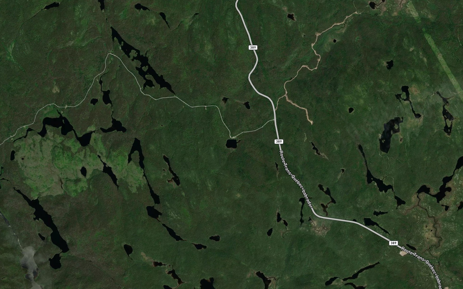 Satellite map of the Lac du Gardien
