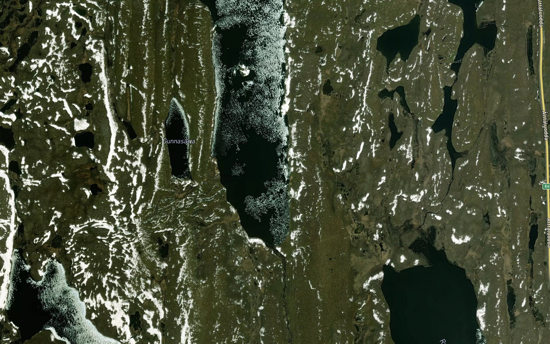 Satellite map of the Suolunjavri,stuora