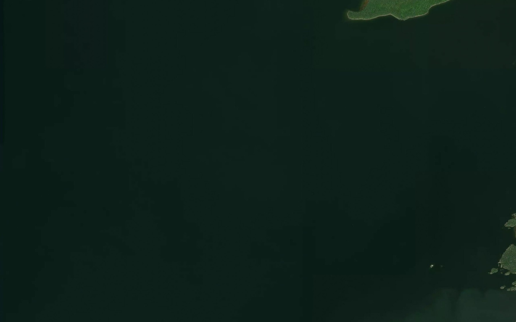 Satellite map of the Humboldt Bay
