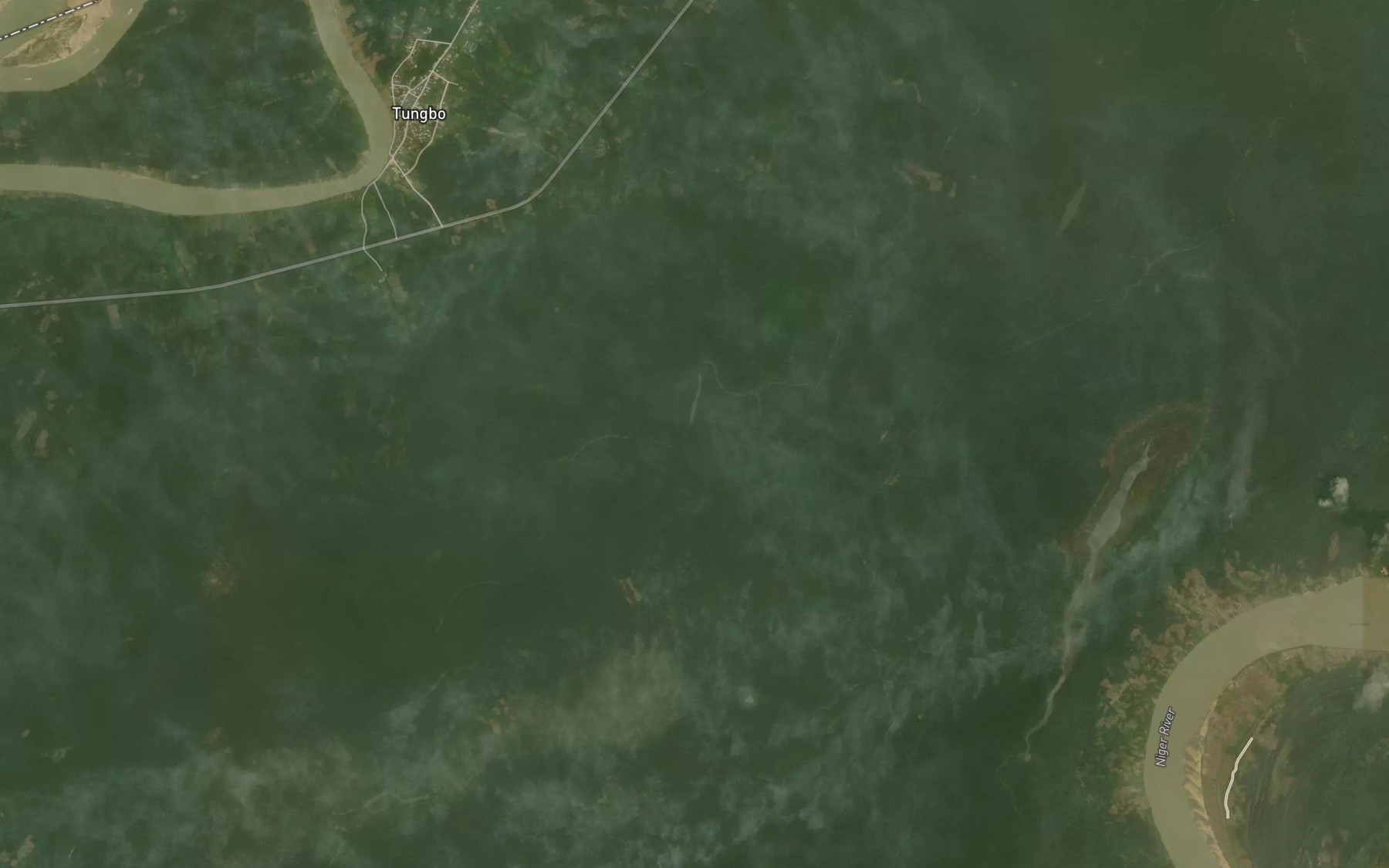 Satellite map of the Akakotokoto Pond