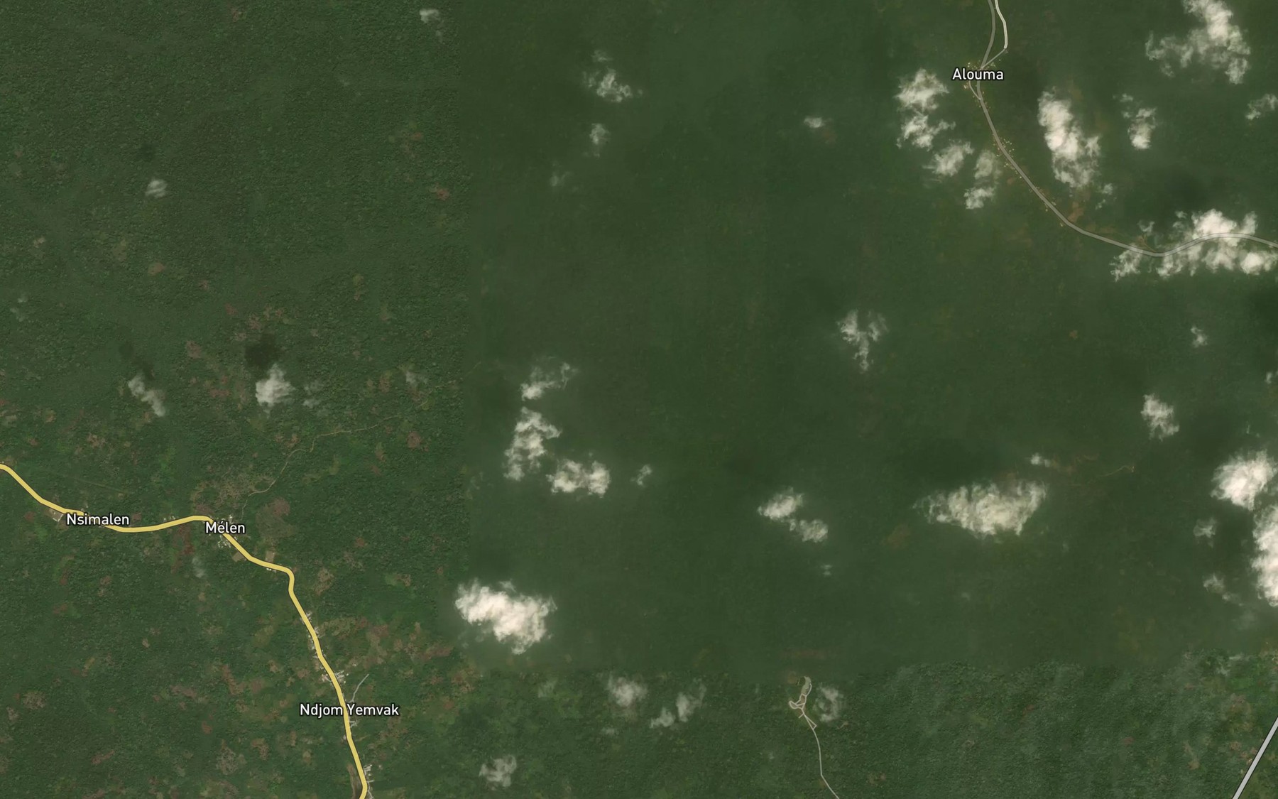 Satellite map of the Minsabe