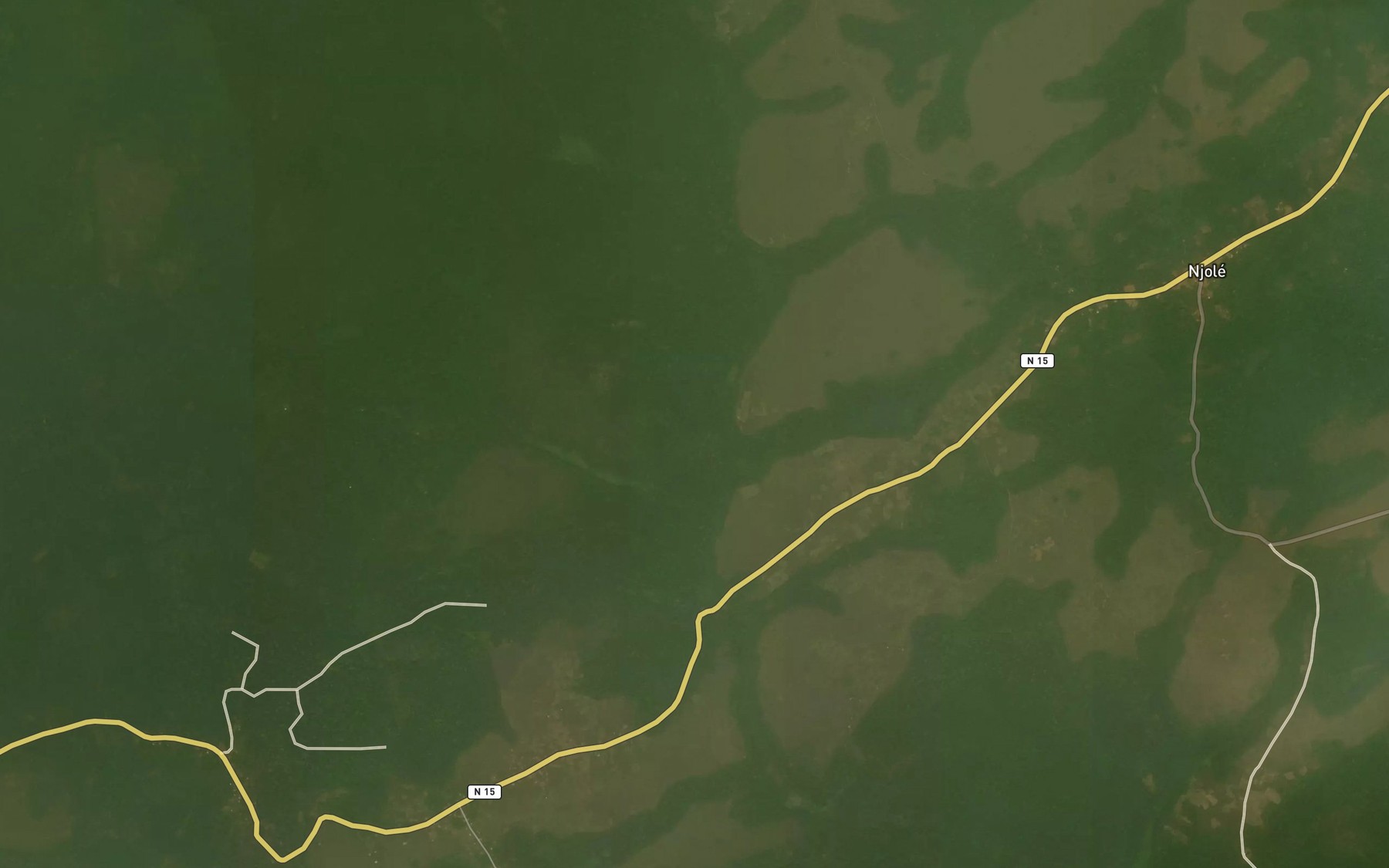 Satellite map of the Kambere