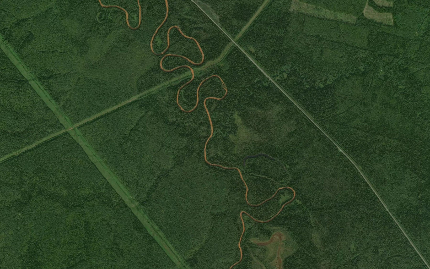 Satellite map of the Ol'khovka