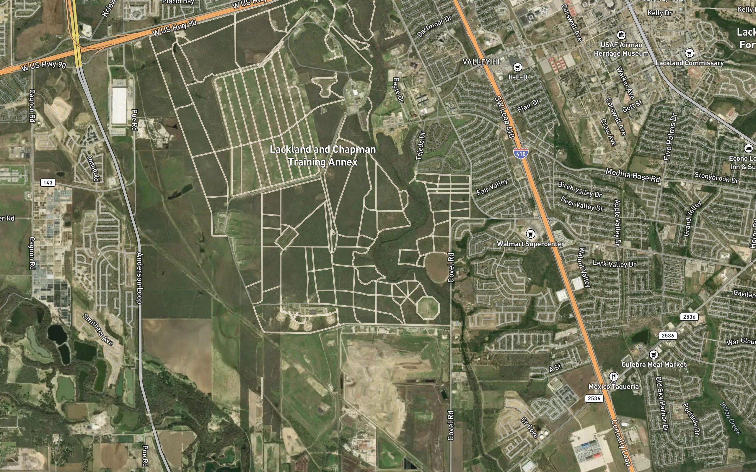 Medina Air Force Base Lake