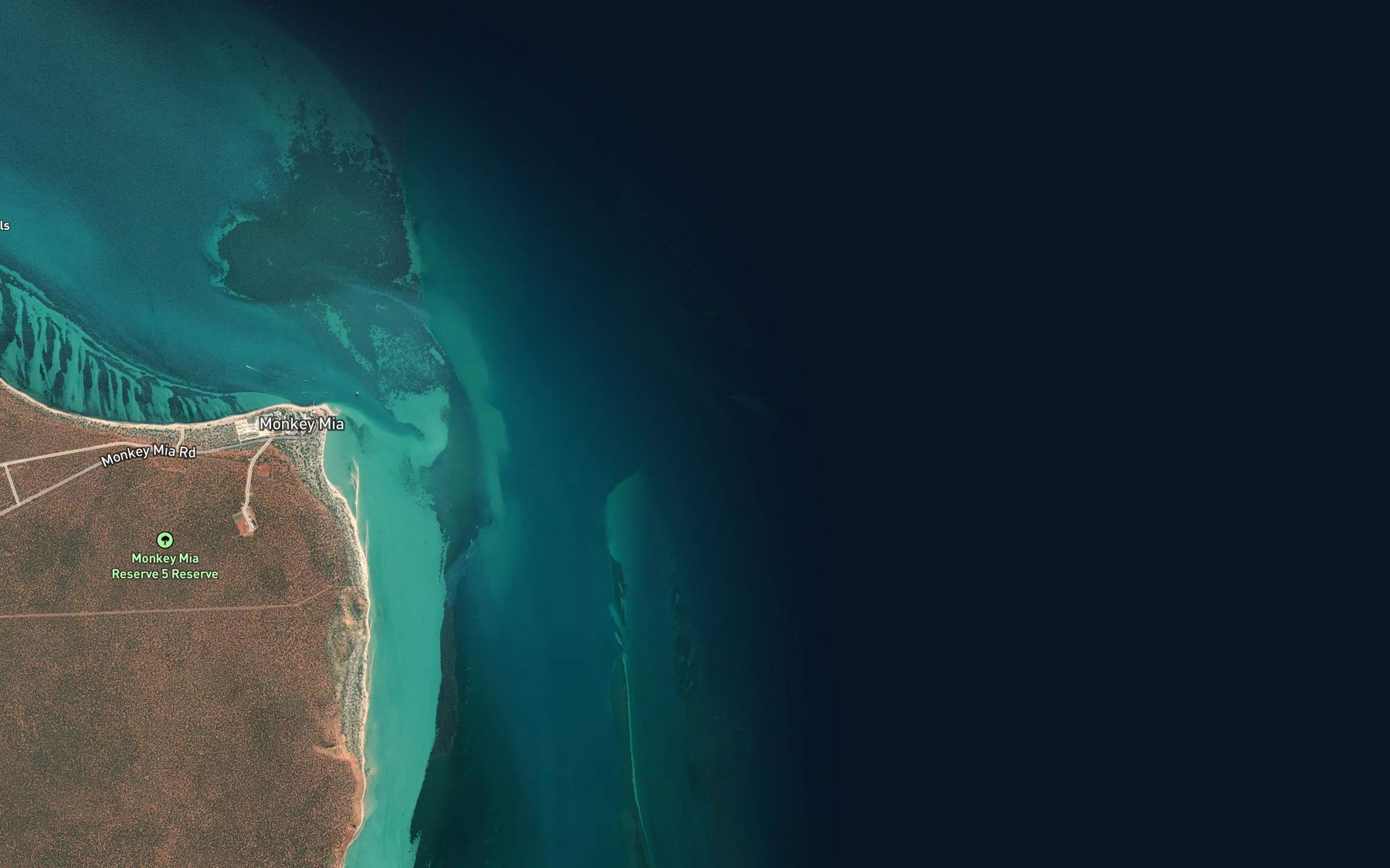 Satellite map of the Herald Gut