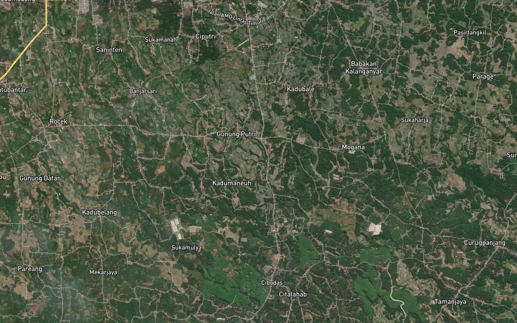 Satellite map of the Ci Leungsir