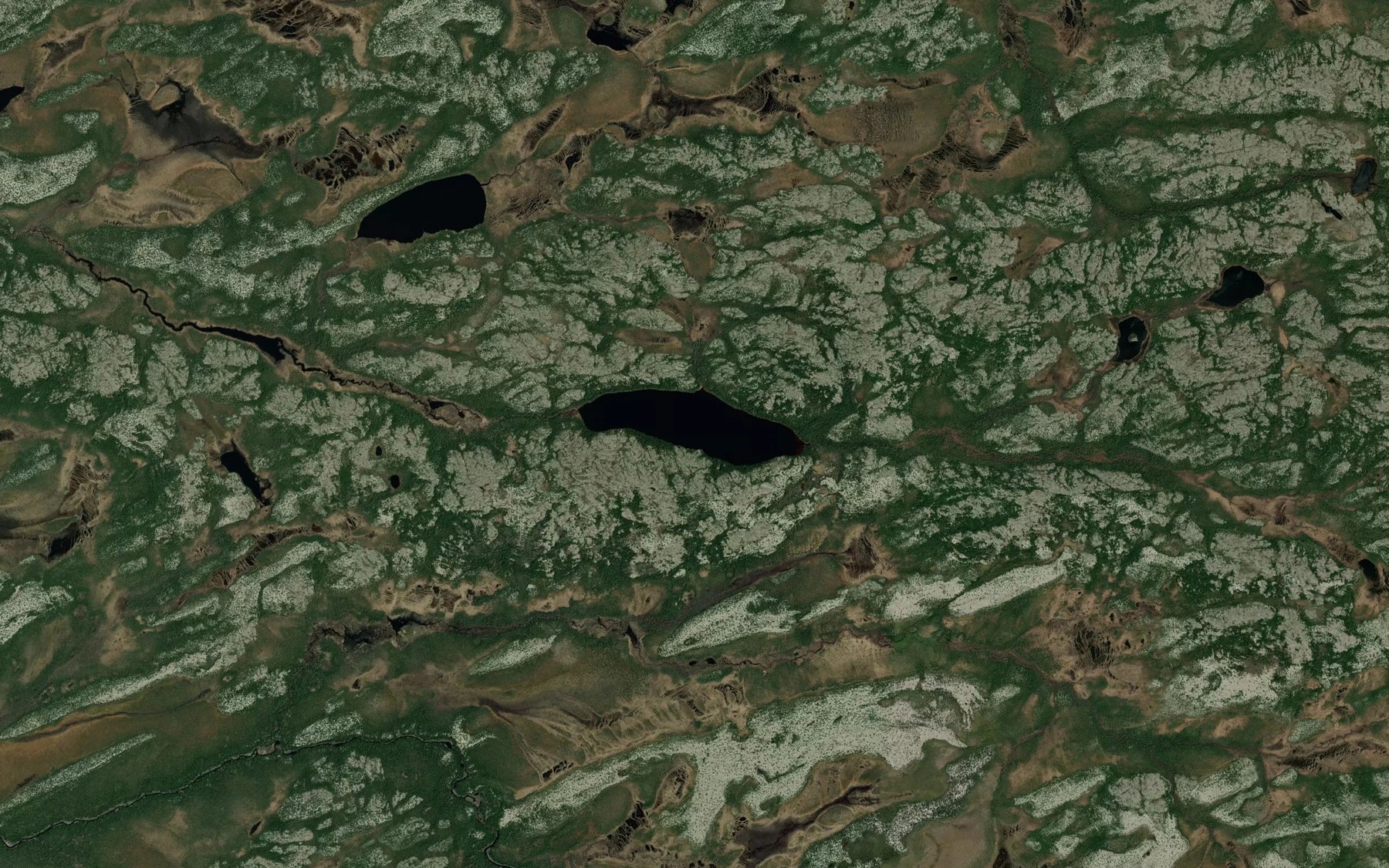 Satellite map of the Lac Kasakukamach