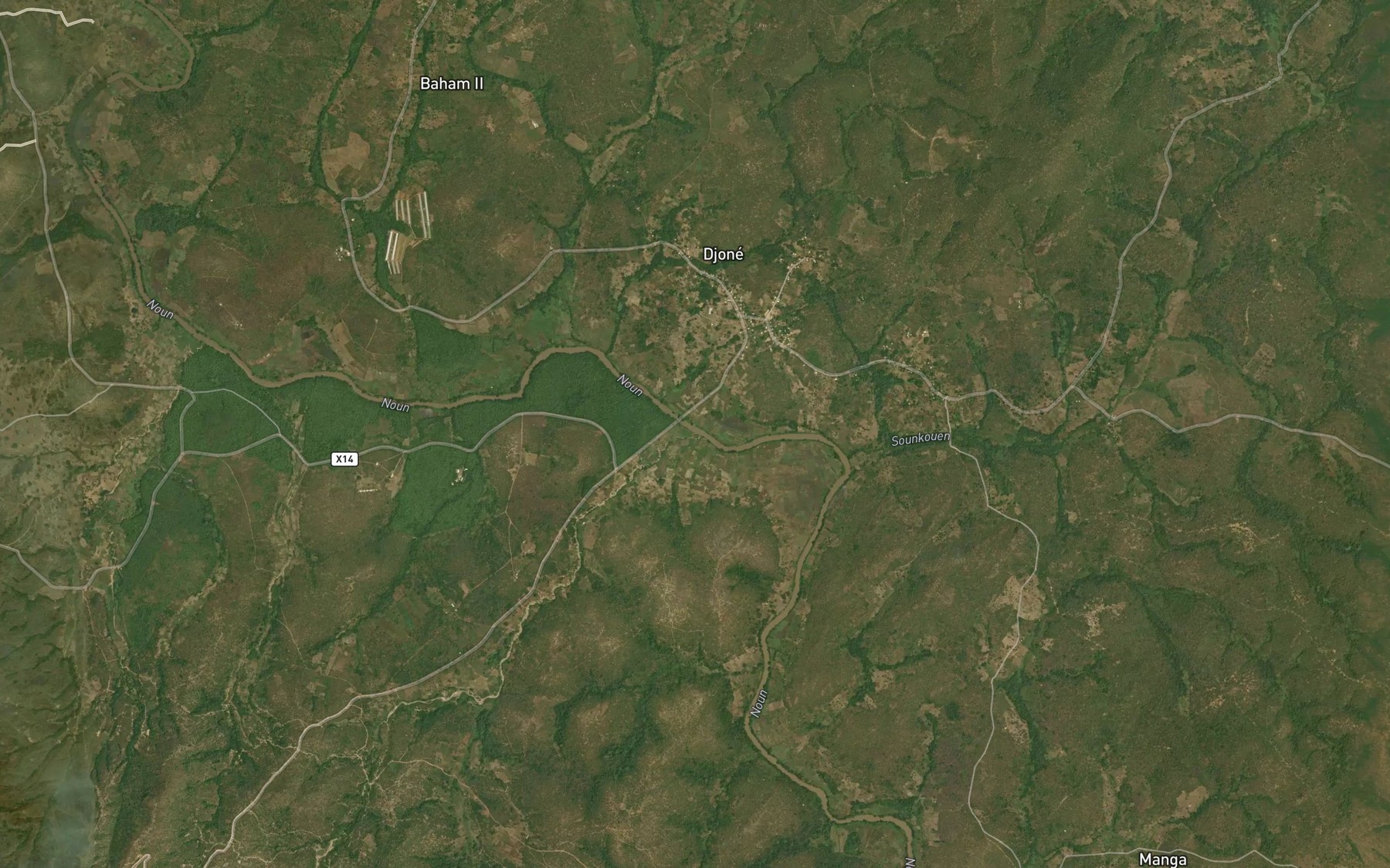 Satellite map of the Somkpwe
