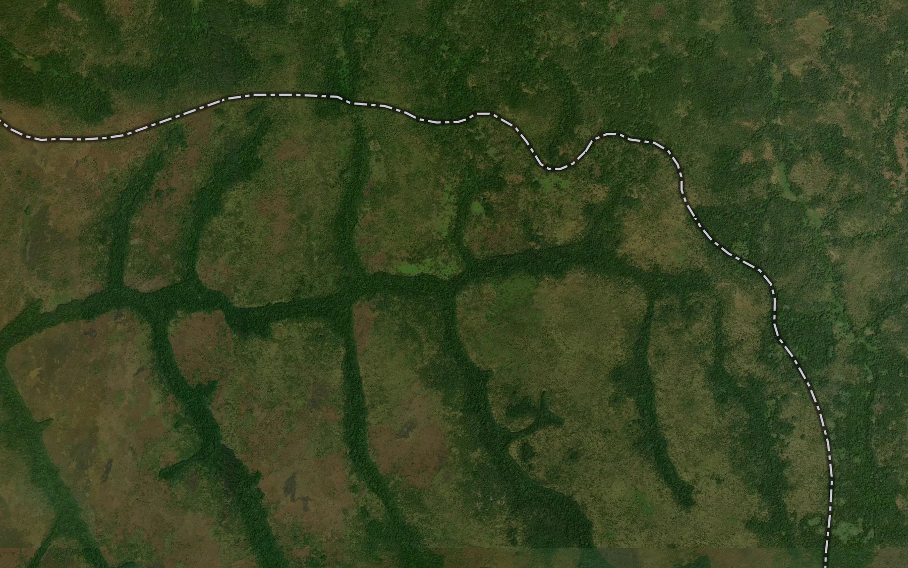 Satellite map of the Nangbengele