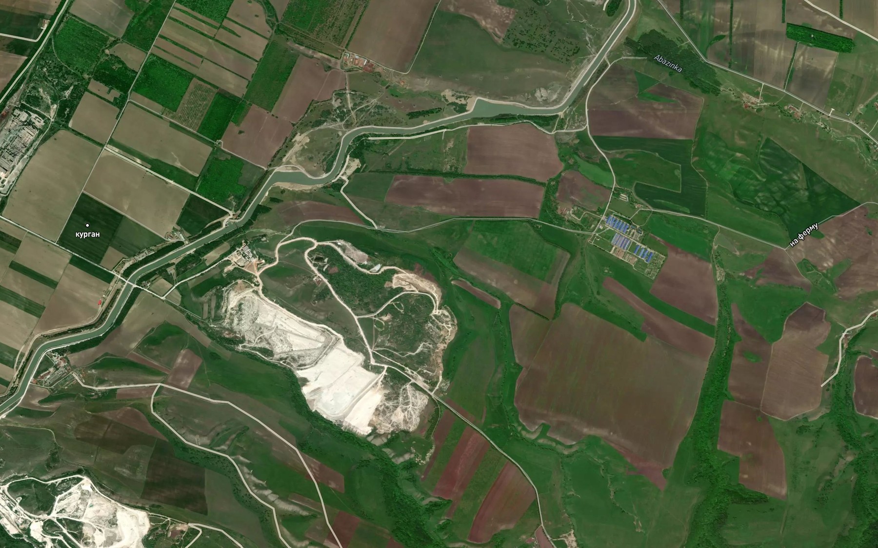 Satellite map of the Balka Sultanskaya