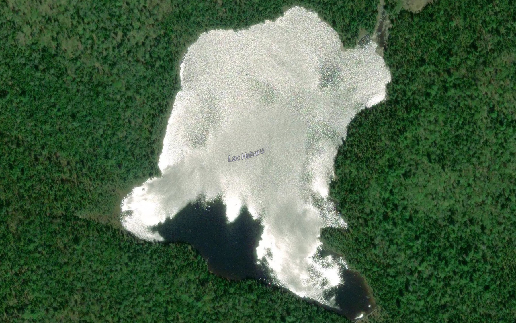 Satellite map of the Lac Habaru