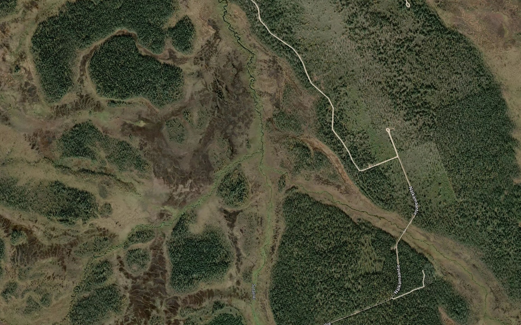 Satellite map of the Luppohaara