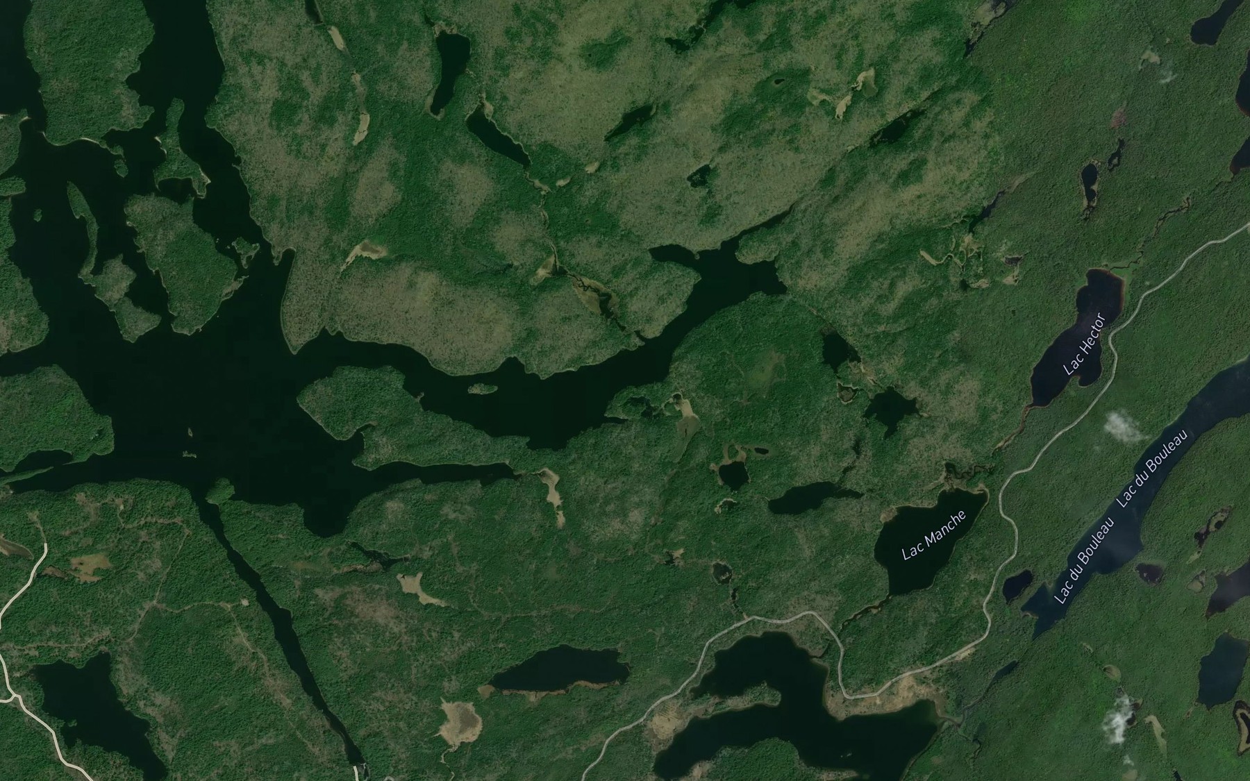Satellite map of the Baie Cosgrove