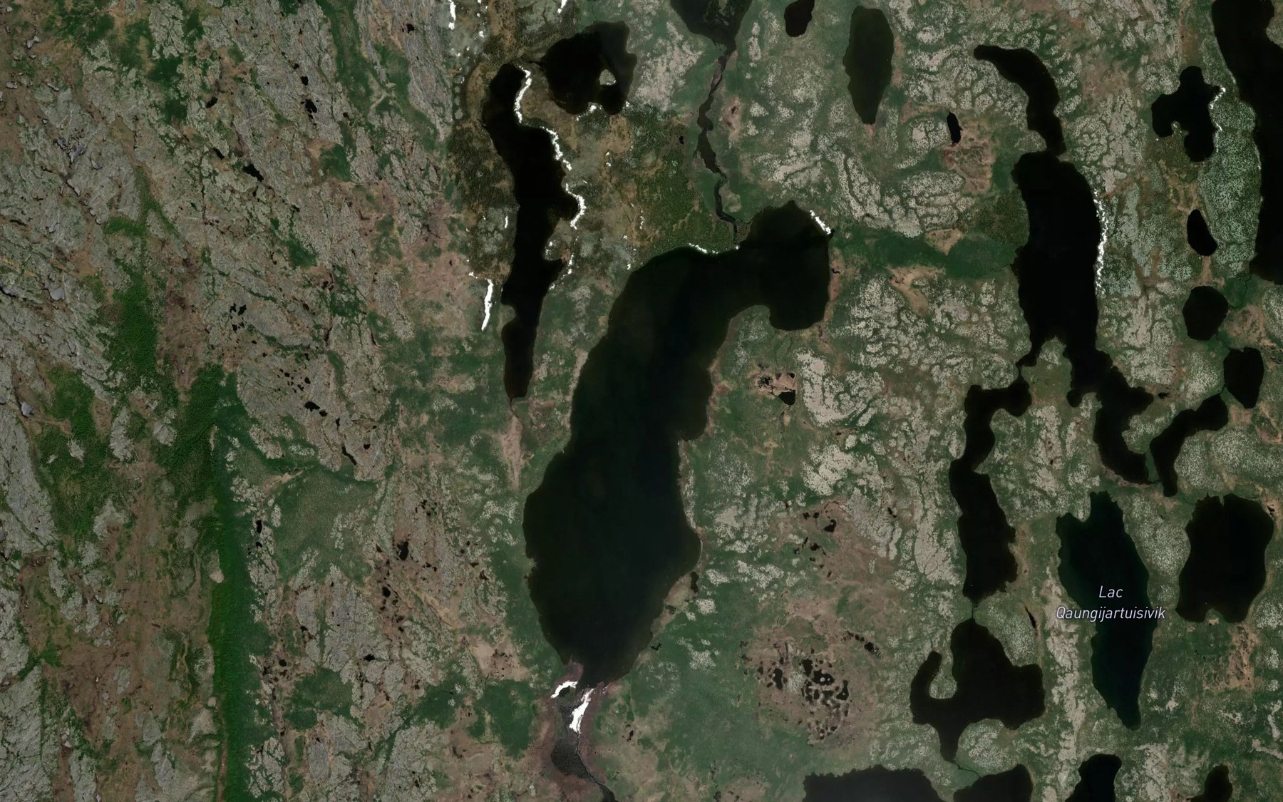 Satellite map of the Lac Tasikallak