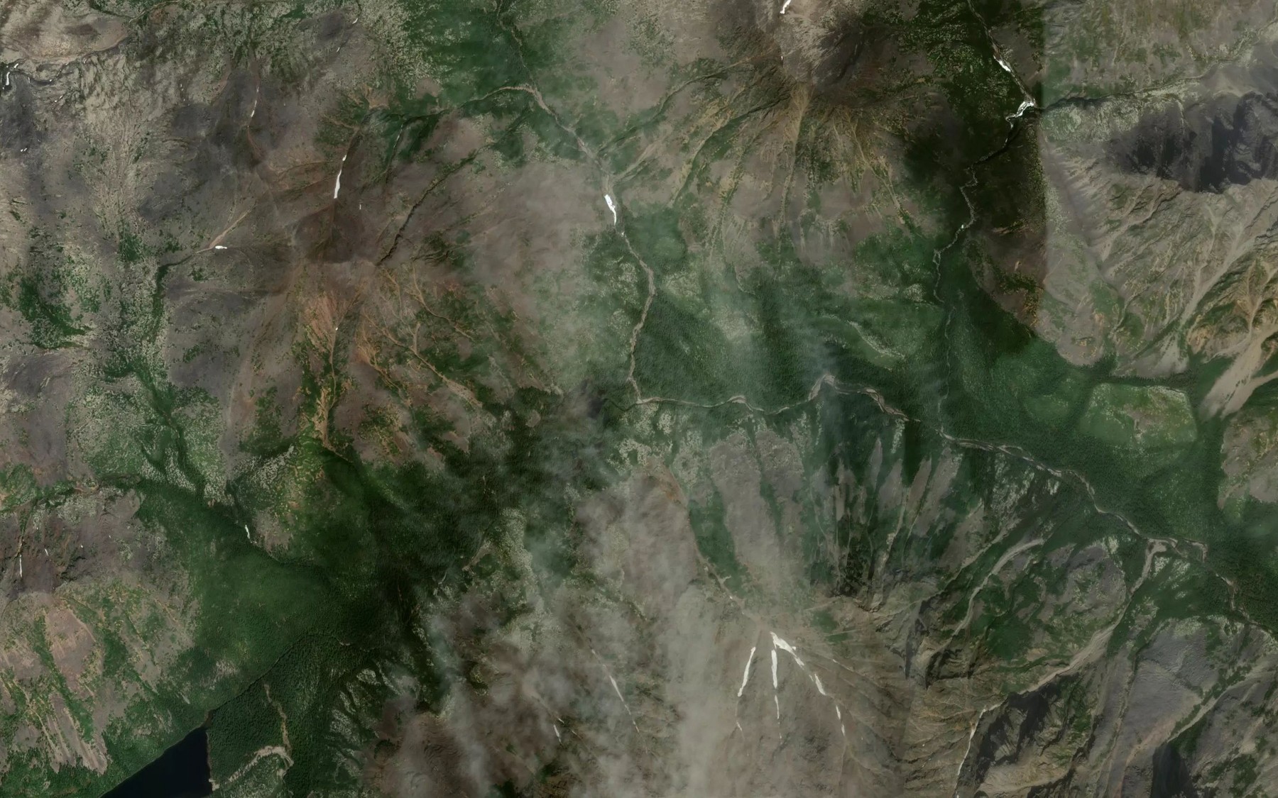 Satellite map of the Obryvistyy