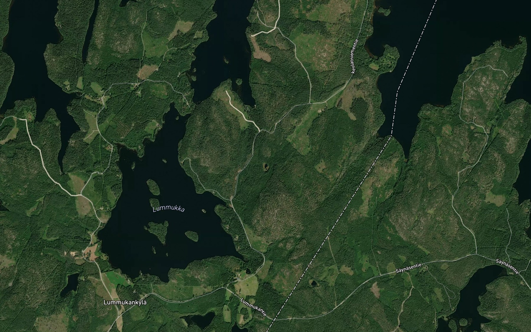 Satellite map of the Kelpealampi