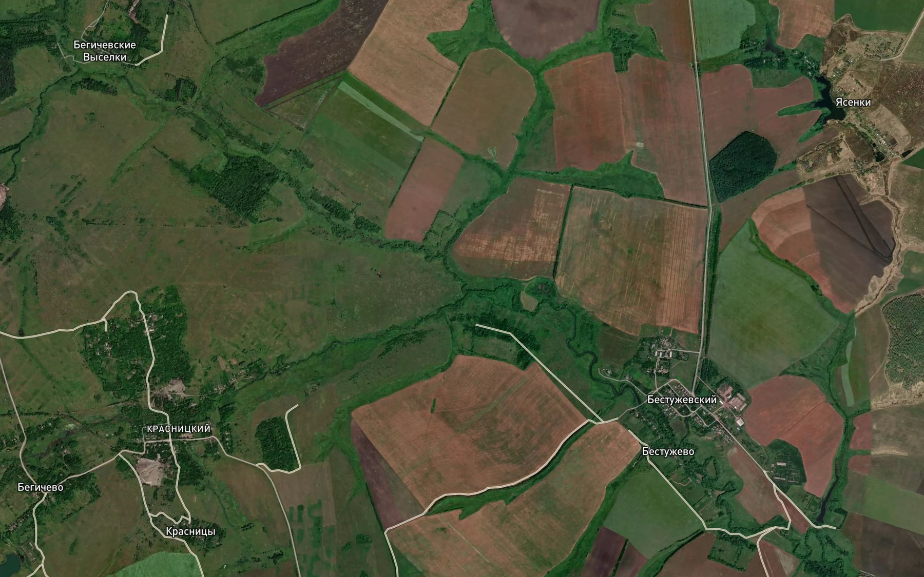 Satellite map of the Gorodyanka