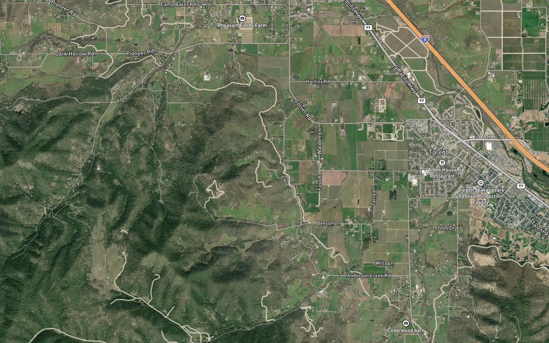 Satellite map of the West Lateral