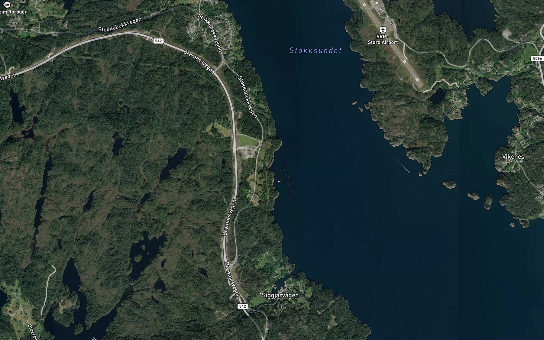 Satellite map of the Holevika