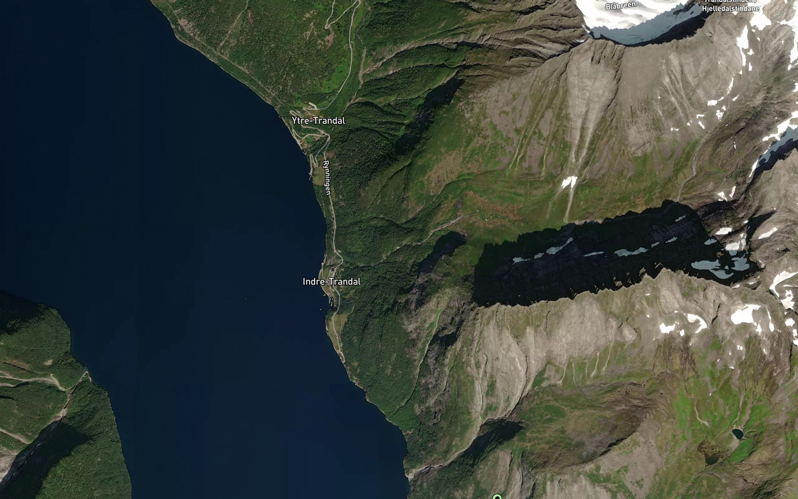 Trandalselva,in