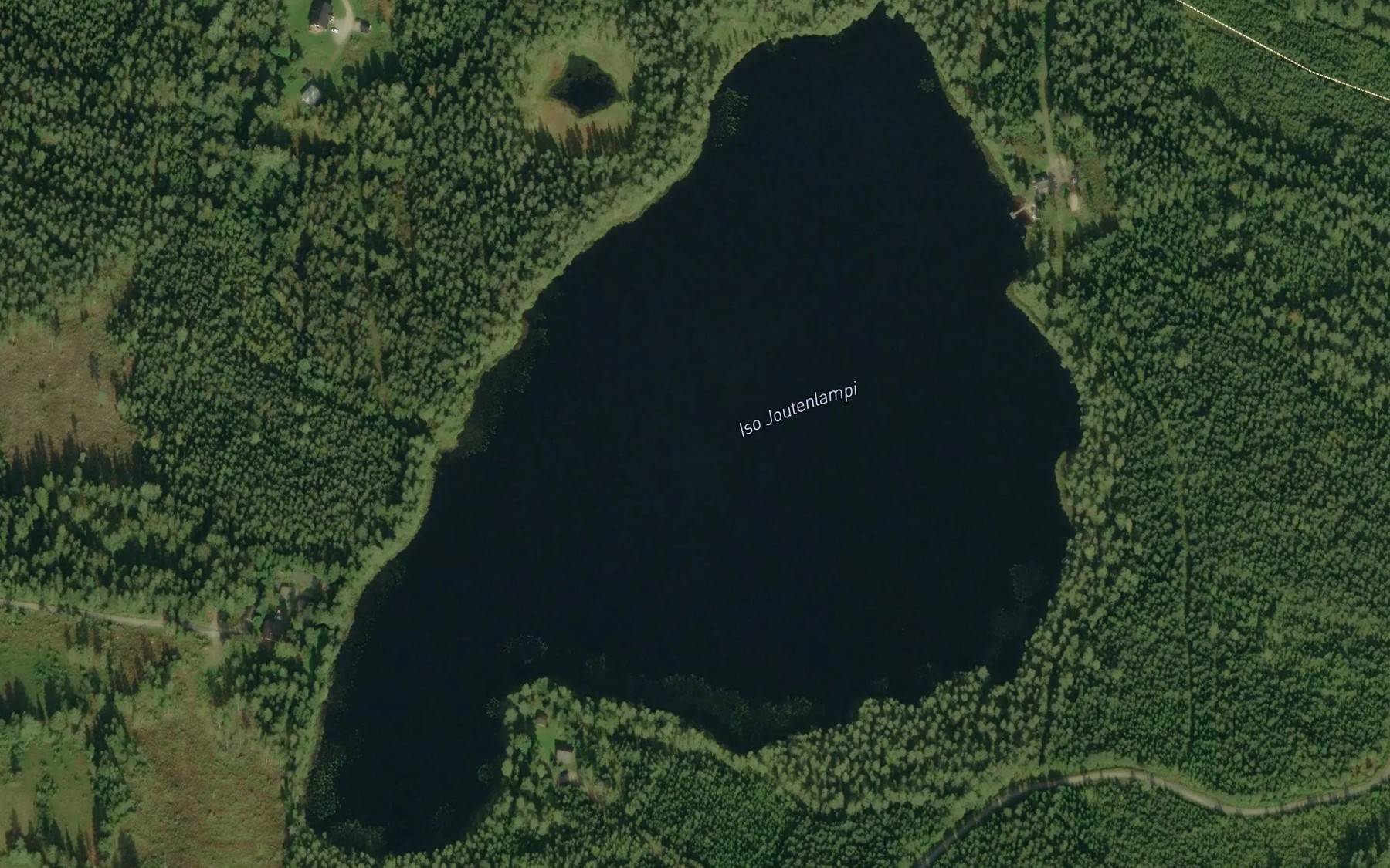 Satellite map of the Iso Joutenlampi