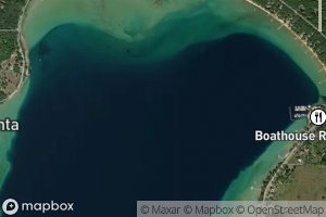 Satellite map of the Bowers Harbor