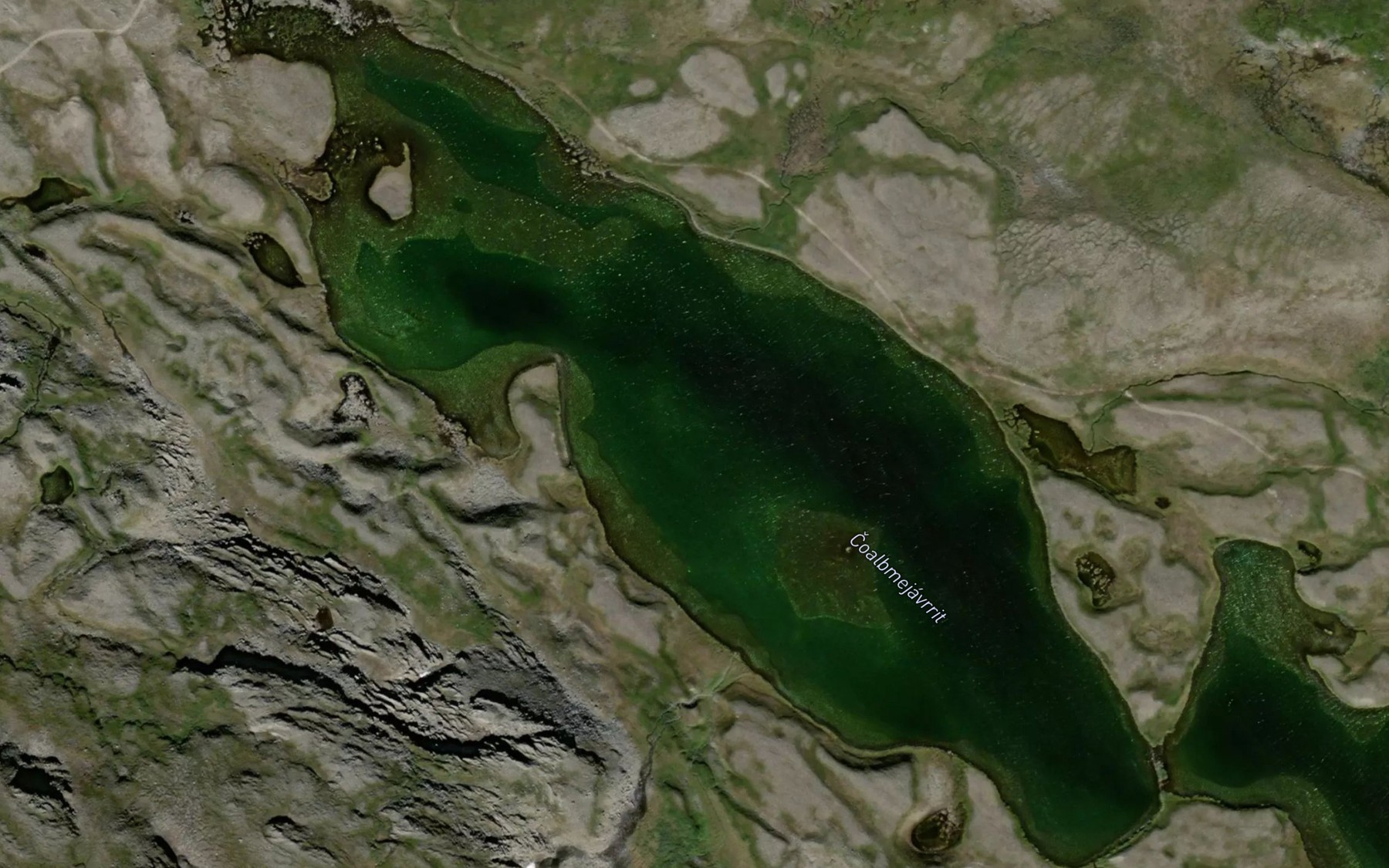 Satellite map of the Coalbmejavrrit