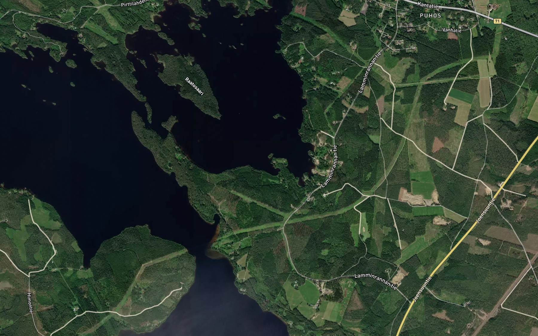 Satellite map of the Sepanniemenlahti