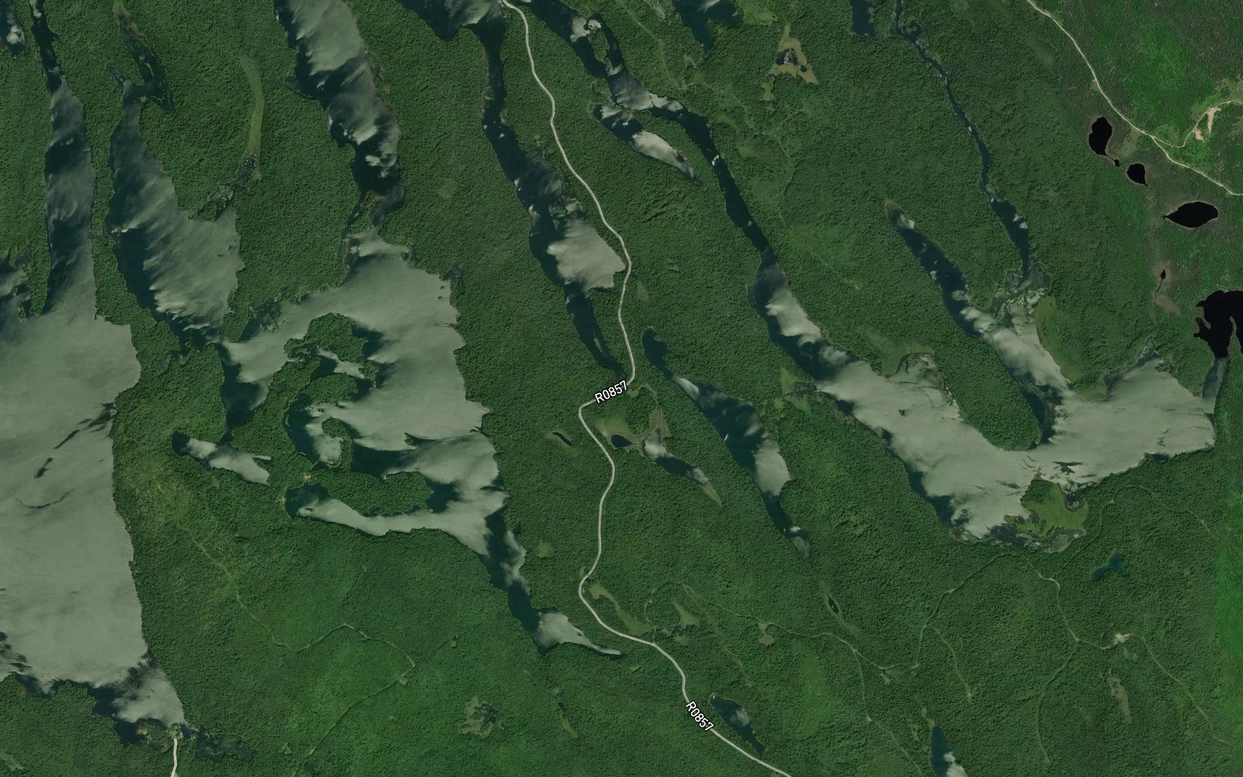 Satellite map of the Baie Kamiskositc Cikwatik