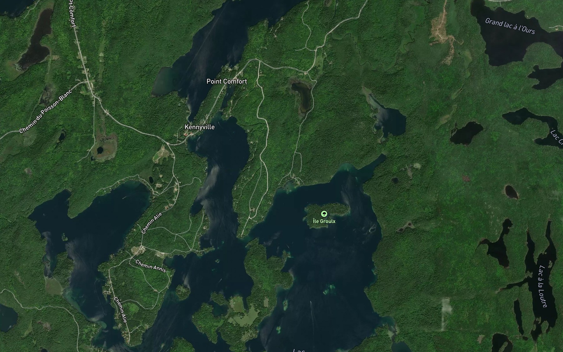 Satellite map of the Baie Noire
