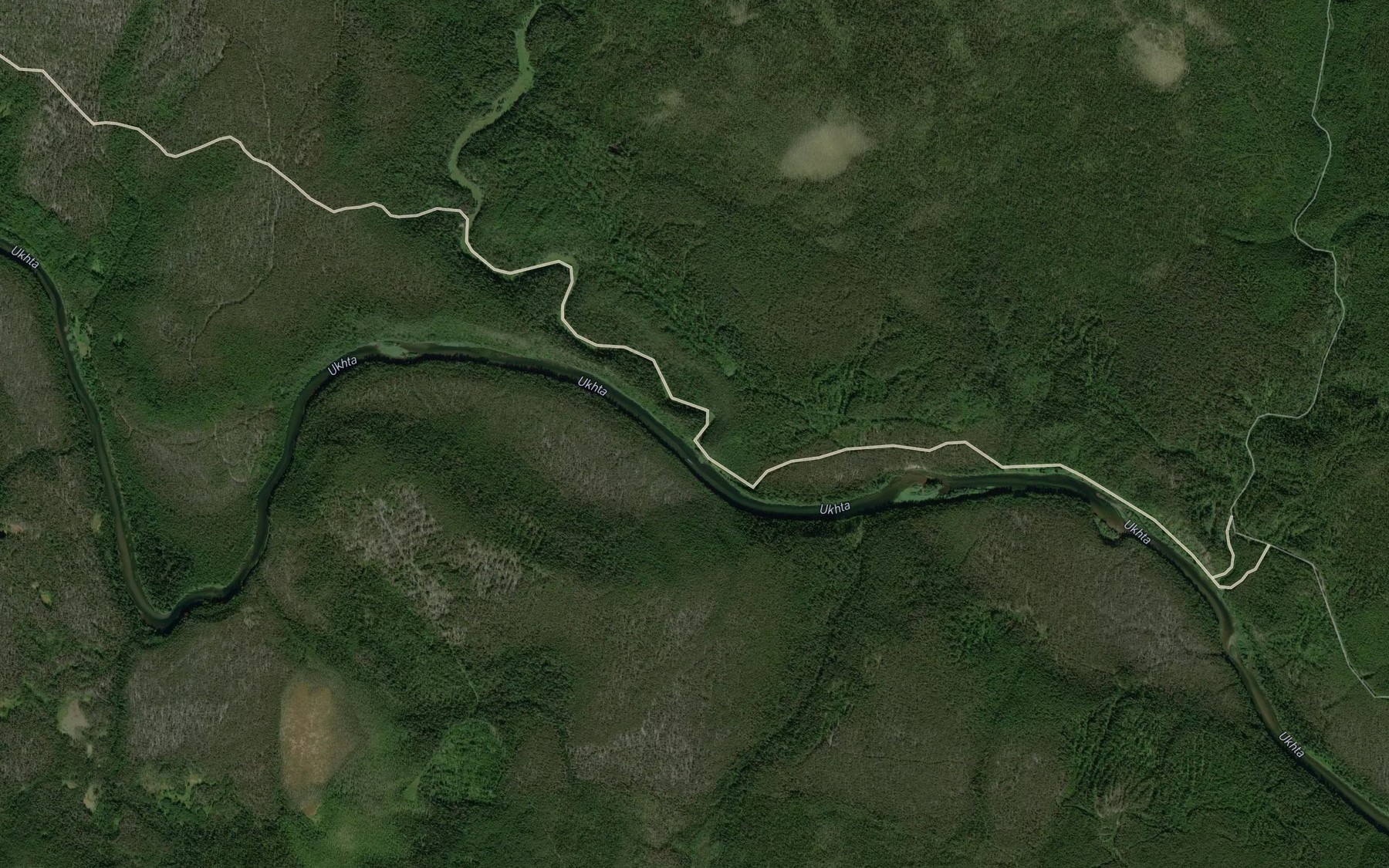 Satellite map of the Dingam"yel'