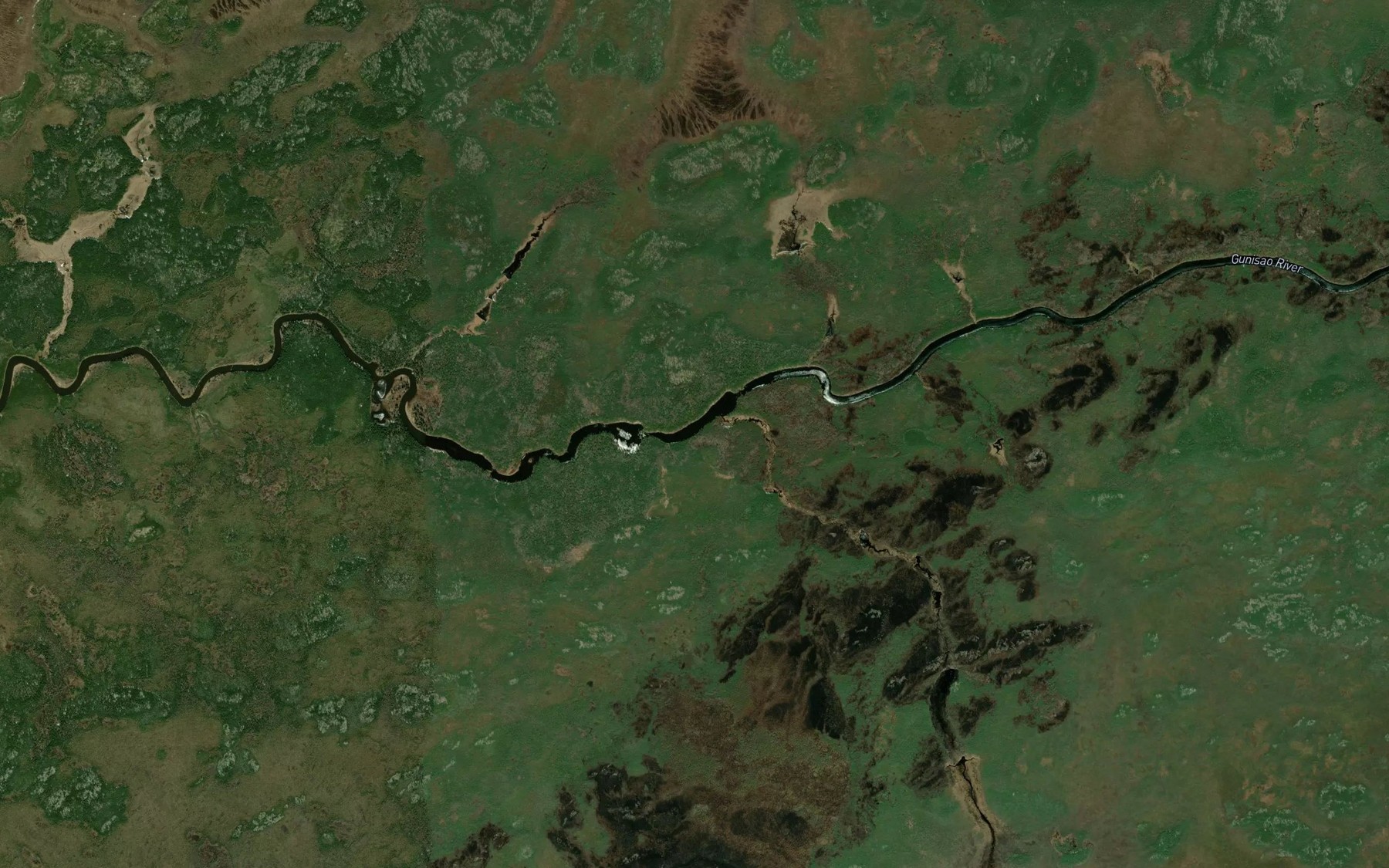 Satellite map of the Ininiwekun Rapids