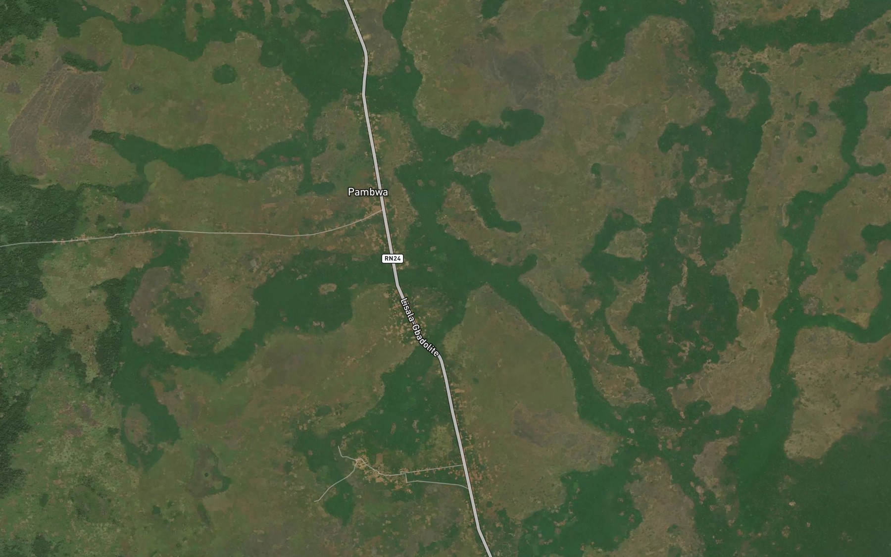 Satellite map of the Yuyu