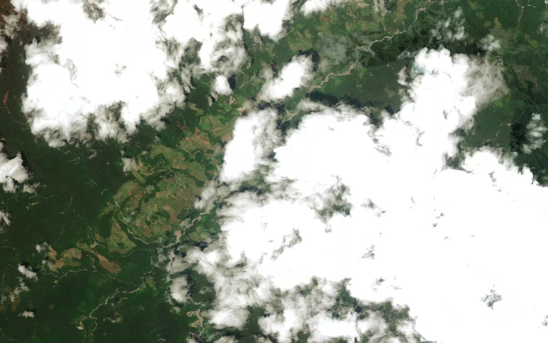 Satellite map of the Quebrada Pipalta
