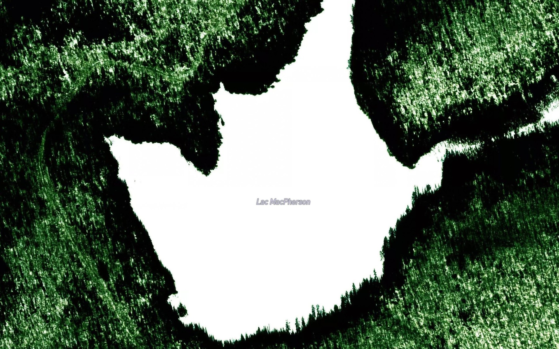 Satellite map of the Lac MacPherson