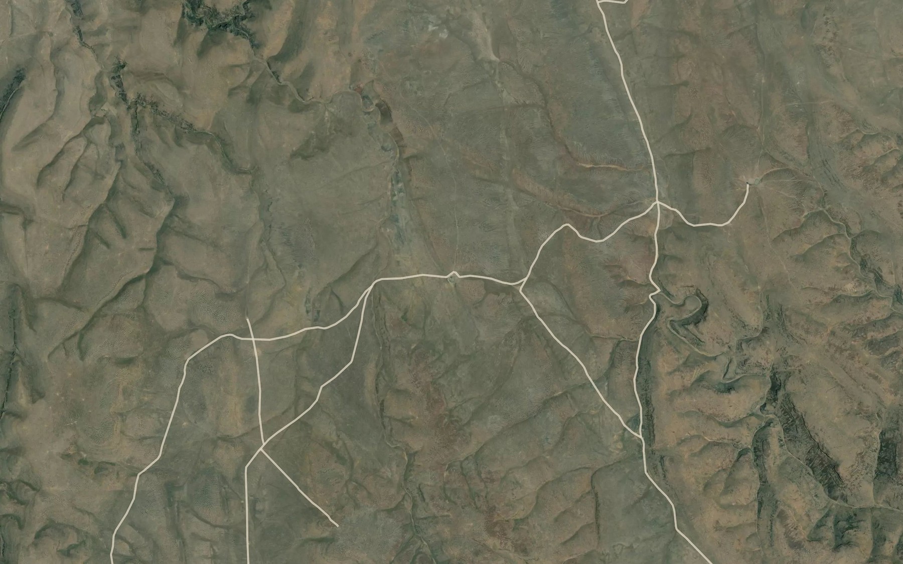 Satellite map of the Pouge Holes Spring