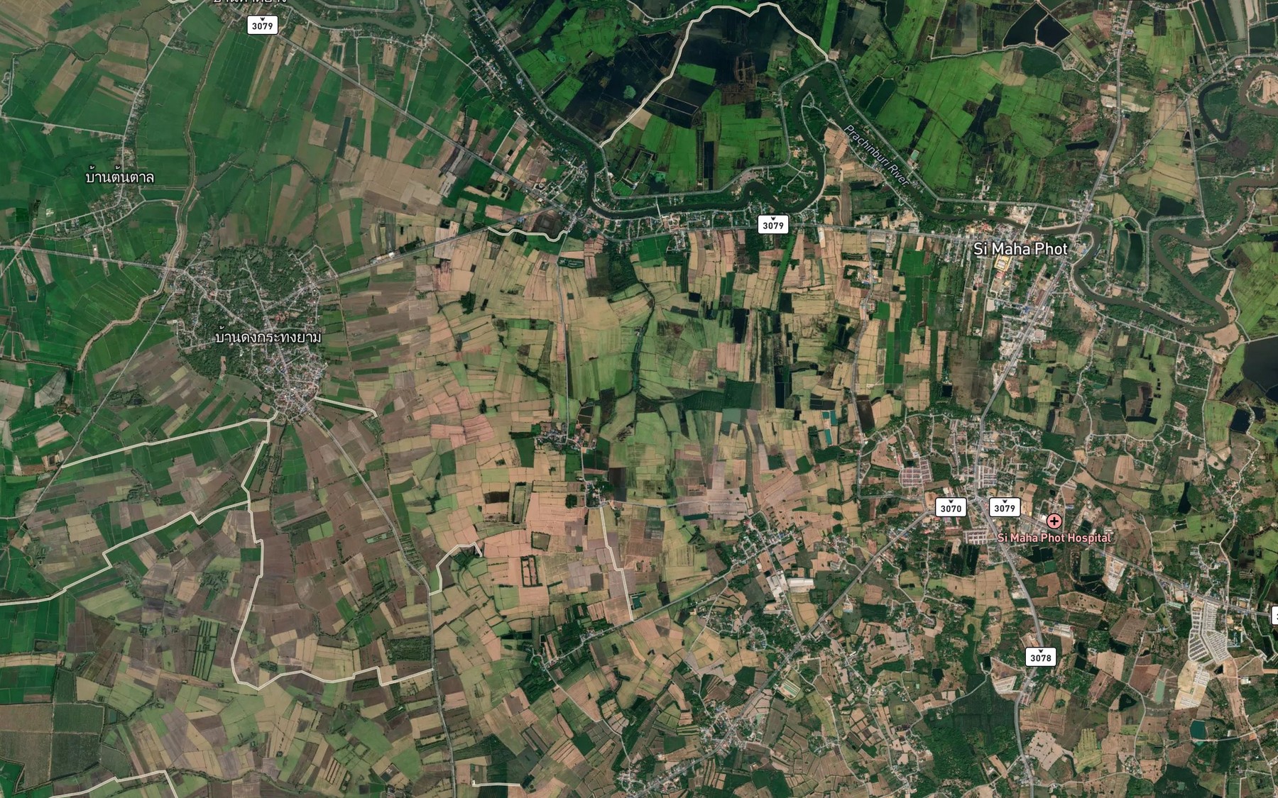 Satellite map of the Nong Lat