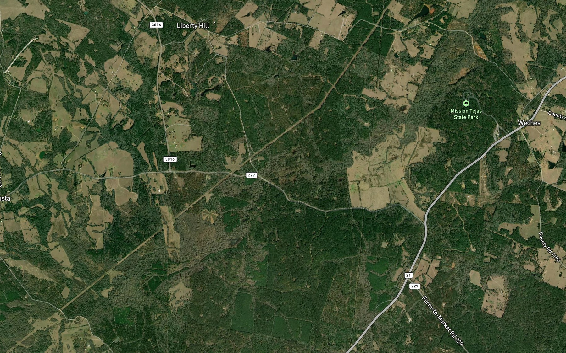 Satellite map of the Bobbitt Lake