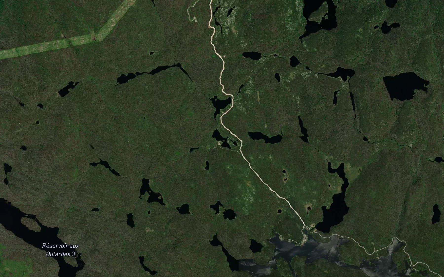 Satellite map of the Lac a l'Ile