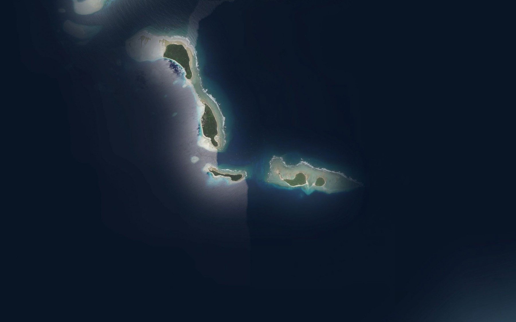 Satellite map of the Taklep Passage