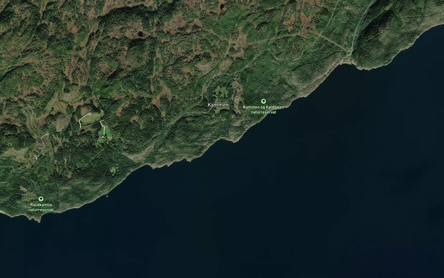 Satellite map of the Kambukta