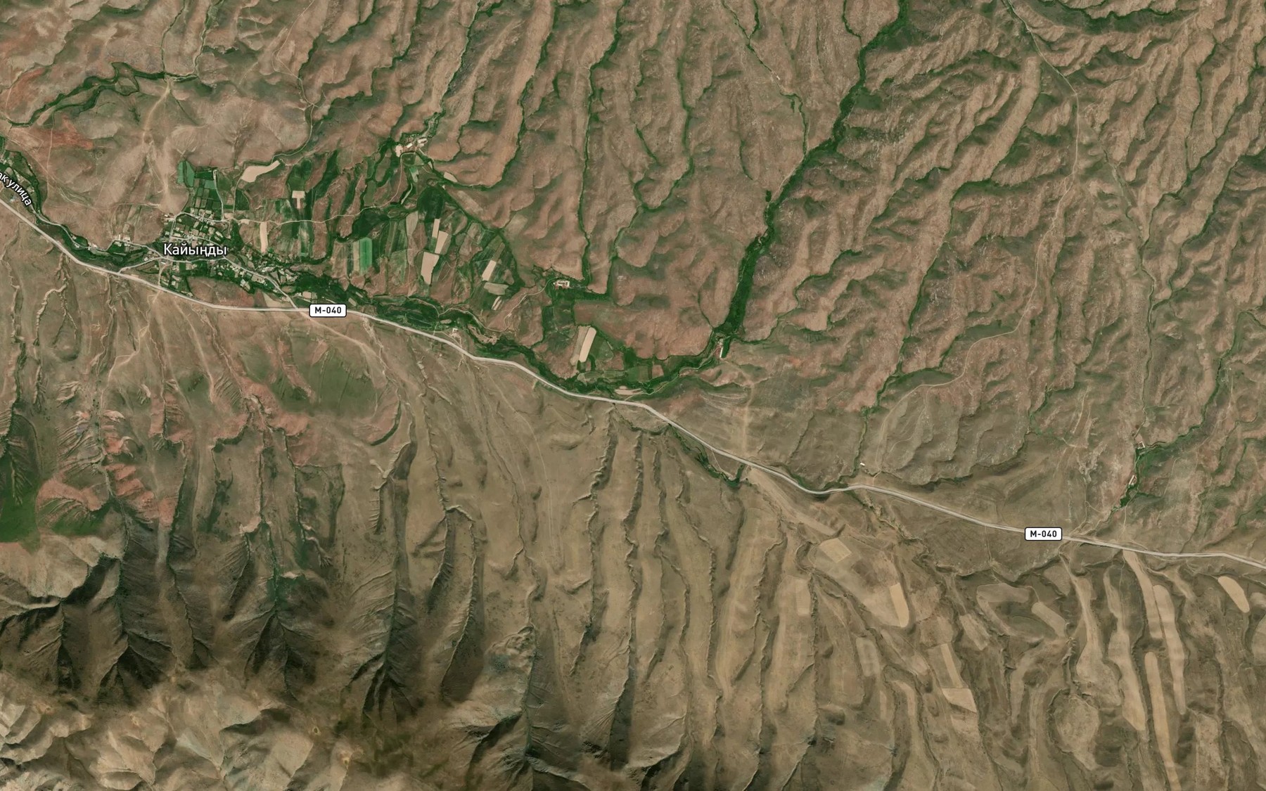 Satellite map of the Chong-Kayyngdy