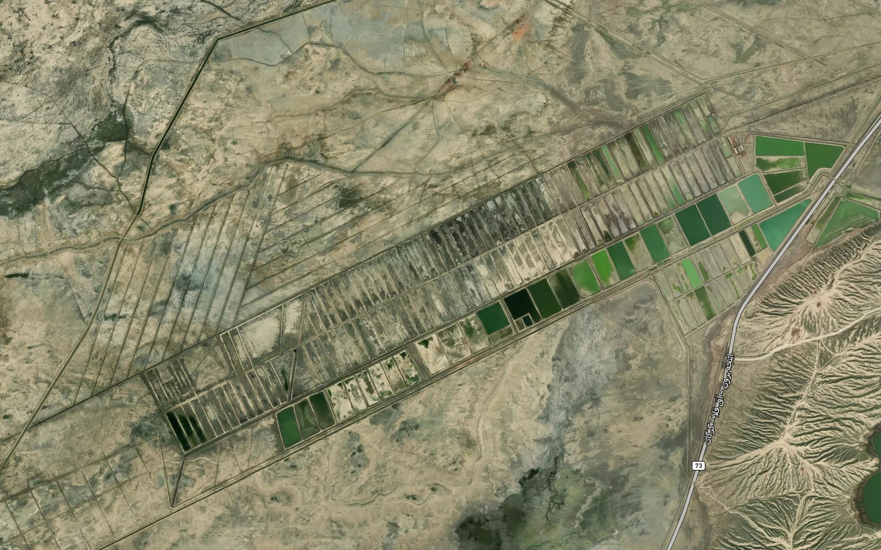 Satellite map of the Parvaresh-e Mahi-ye Hamid