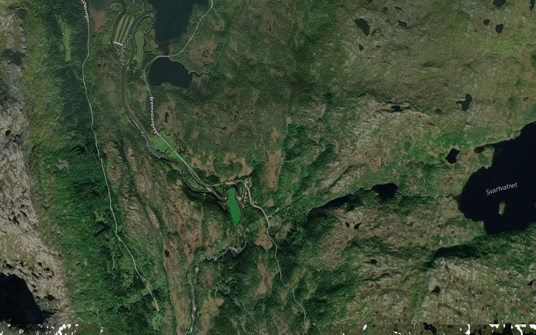 Satellite map of the Musbekken