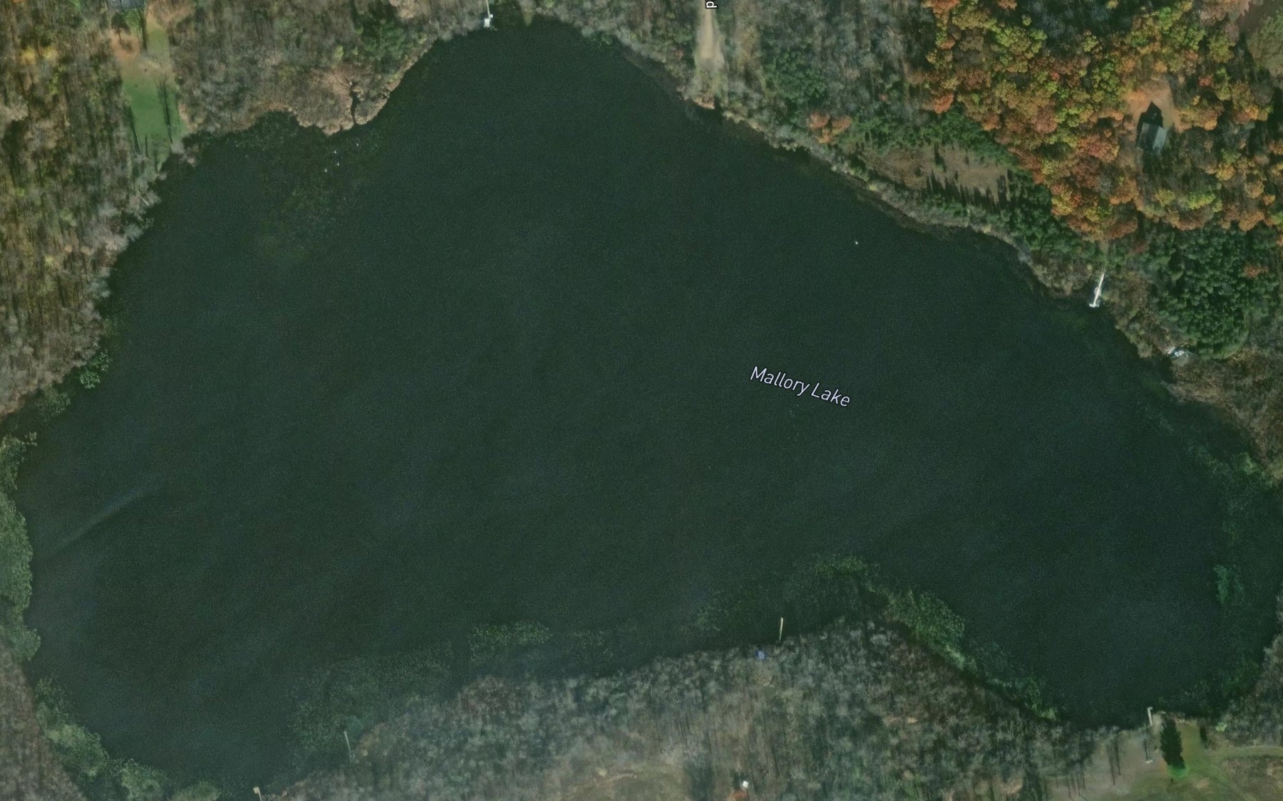 Satellite map of the Mallory Lake