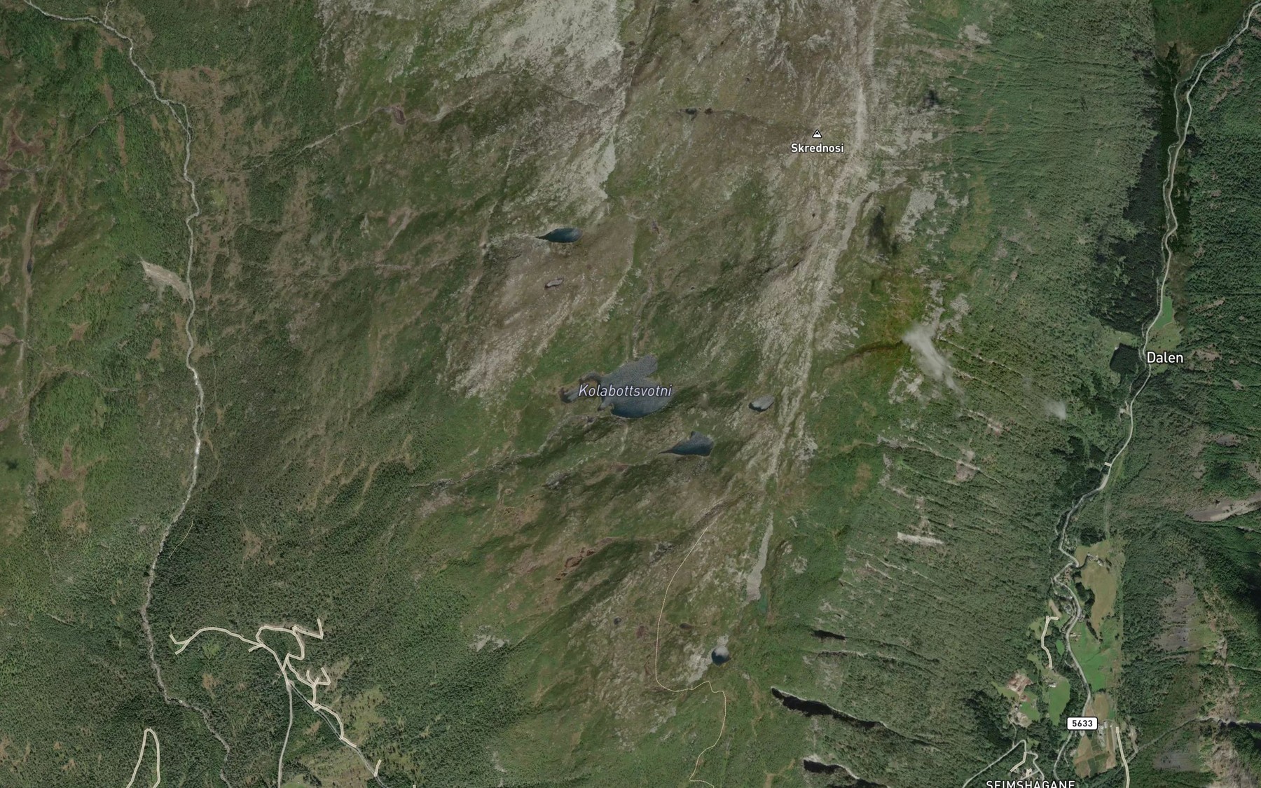 Satellite map of the Kolabotnvatni