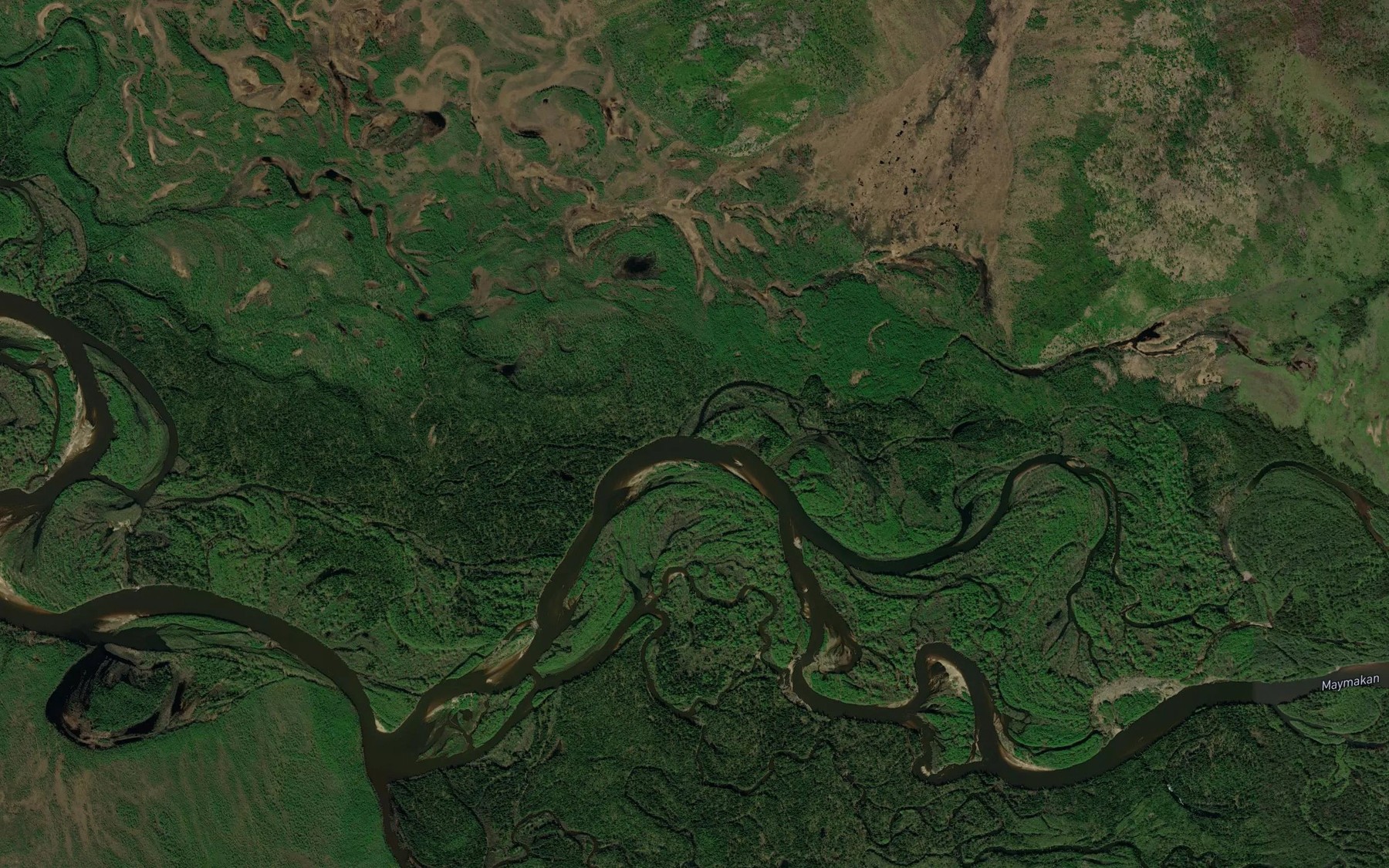 Satellite map of the Troynoy