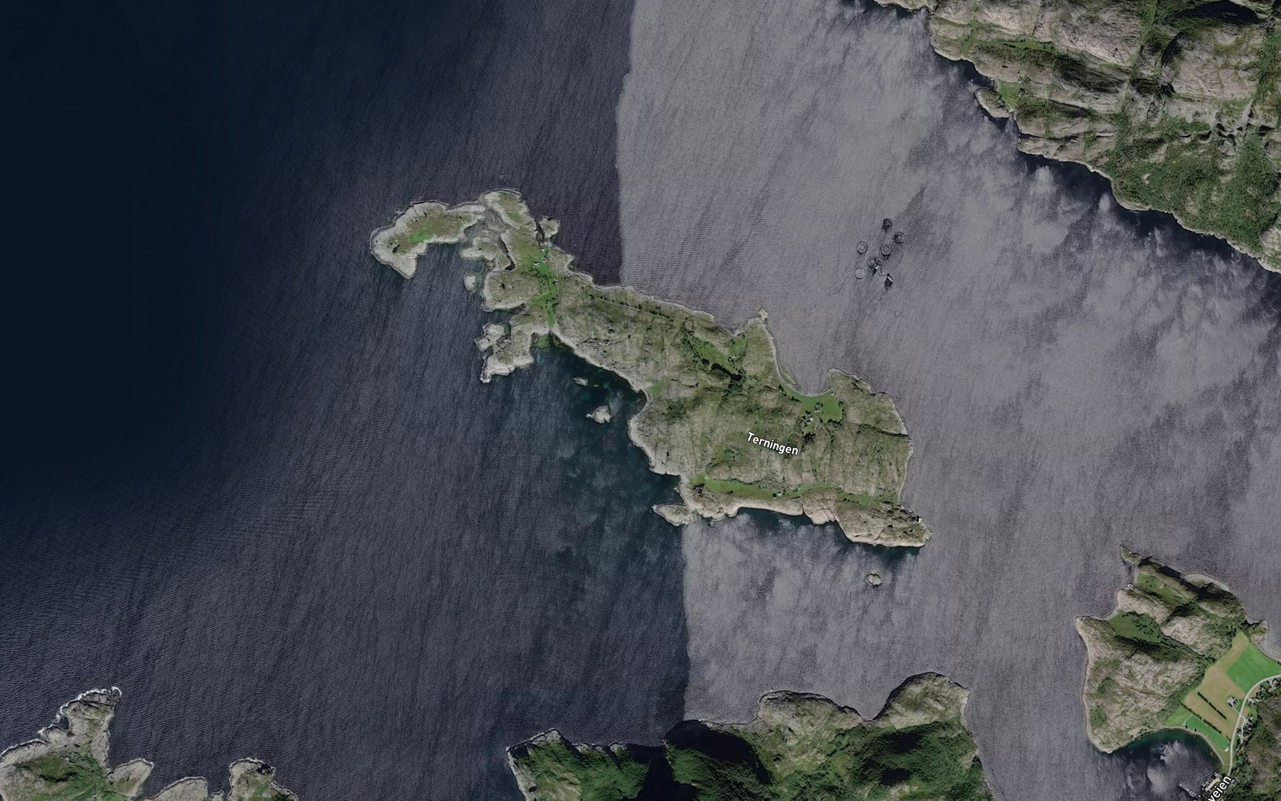 Satellite map of the Purkvika