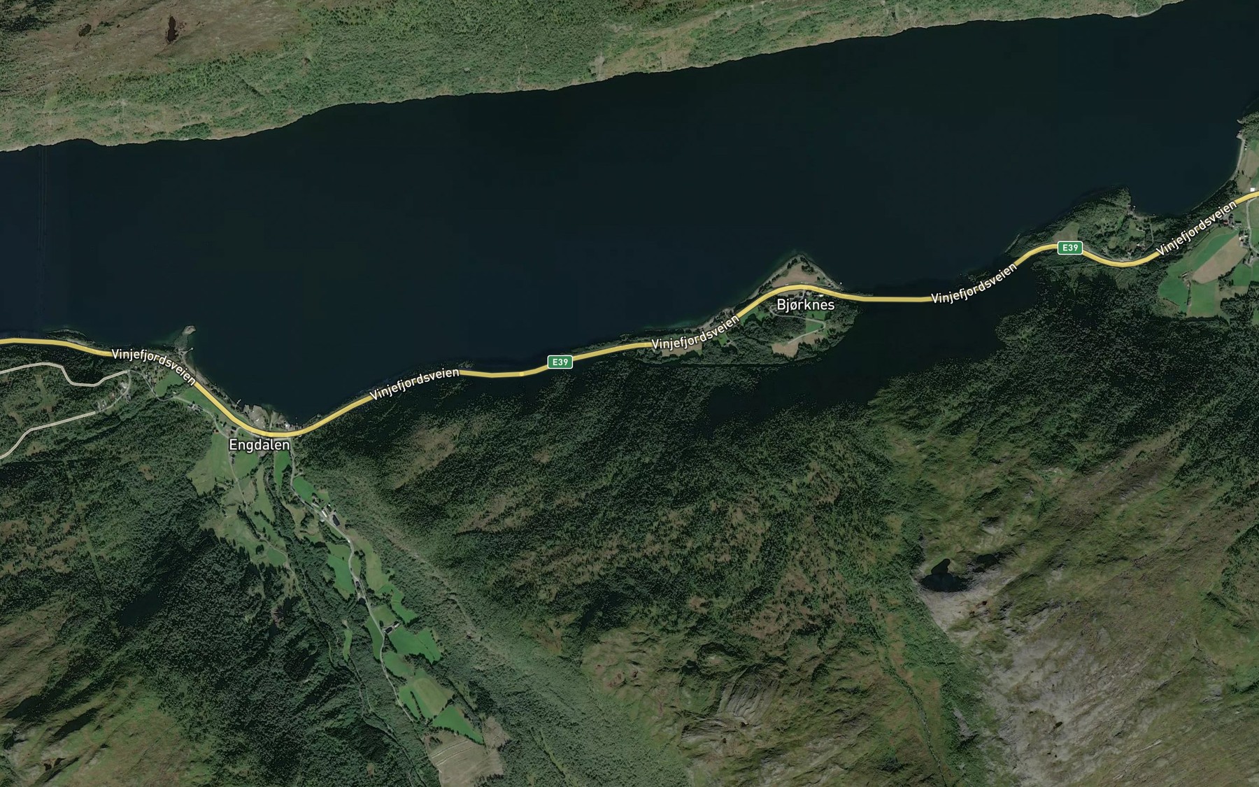 Satellite map of the Sommar-fjosbekken